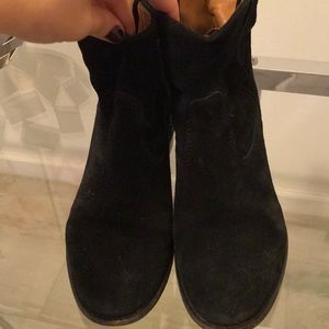 Isabel Marant Chrissy black suede boots